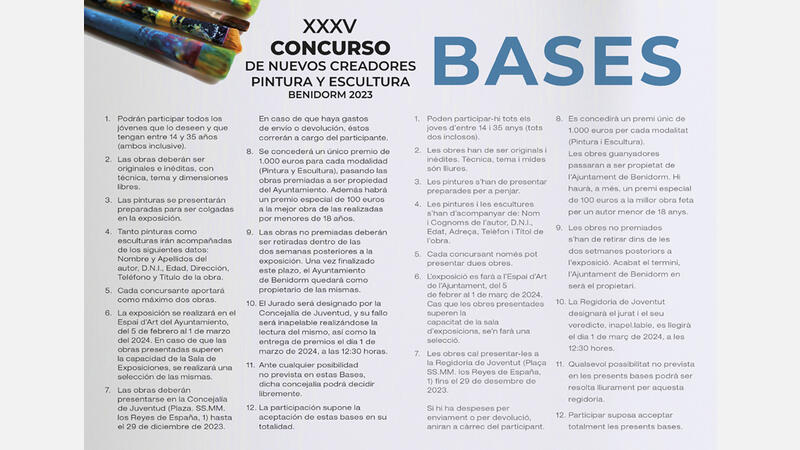 XXXV Concurso Nuevos Creadores.